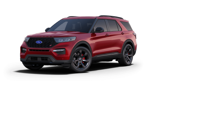2020 Ford Explorer St Rapid Red 3 0l Ecoboost V6 Engine With